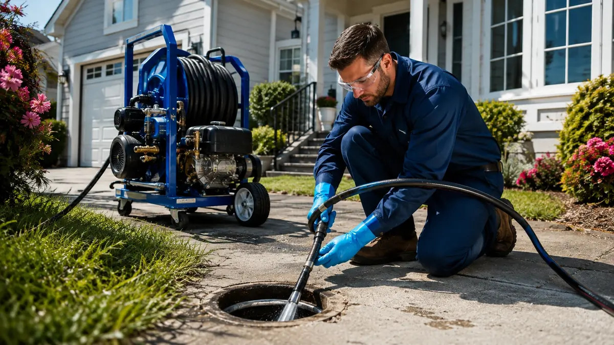 Residential Hydro Jet Drain Cleaning in Lytle Creek